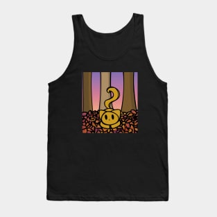 Autumn Leaves Cute Cat Tank Top